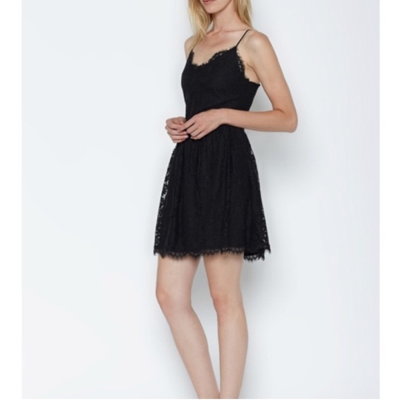 Joie Hudette B Black Lace Dress - Picture 1 of 10